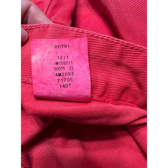 Pierre Balmain Red Jeans Waist 36" Size 36-50 - Picture 9 of 11